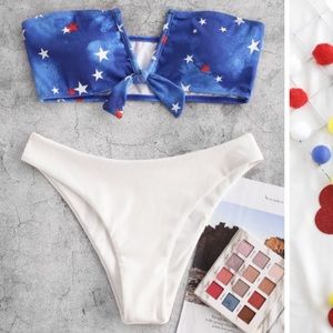 Brand new Zaful 4th of July swim set